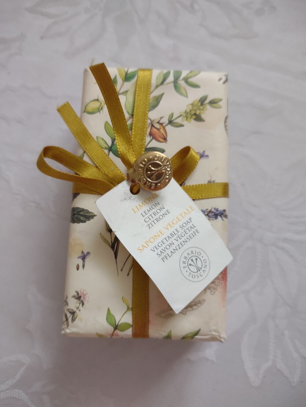 Hand Made In Italy Toscana Lemon Vegetable Soap Luxury